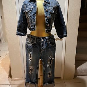 Jacket and matching pants